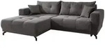 Mid.you Ecksofa, Grau, Metall, Buche, Fichte, Kiefer, 4-Sitzer, F&uuml;llung: