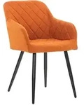 CLP Armlehnenstuhl, Orange, Metall, 47x84x44 cm, Esszimmer, St&uuml;hle,