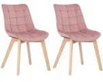 CLP Stuhl, Pink, Holz, 46x82x61 cm, Esszimmer, St&uuml;hle, Esszimmerst&uuml;hle,