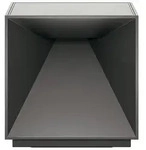 Sigor Akku-Tischleuchte Nutalis, Anthrazit, Metall, quadratisch,quadratisch, 10x10x10