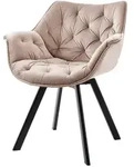 riess-ambiente Stuhl, Beige, Champagner, Metall, 68x81x65 cm, Esszimmer,...