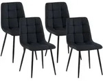 CLP Stuhl, Schwarz, Metall, 45x84x55 cm, Esszimmer, St&uuml;hle, Esszimmerst&uuml;hle,