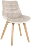 CLP Stuhl, Creme, Holz, 54x84x63 cm, Esszimmer, St&uuml;hle, Esszimmerst&uuml;hle,