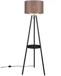Trio Leuchten Stehlampe, Schwarz, Metall, 57x152.5x57 cm, Lampen & Leuchten,