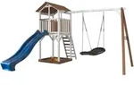 Nest, Blau, Braun, Wei&szlig;, Holz, Zeder, 356.6x241.9x349 cm, Fsc, Outdoor Spielzeug,