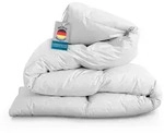 Steppbett, Wei&szlig;, Textil, F&uuml;llung: Federn, Daunen, Rechteckig, 200x135 cm,