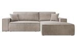 Selsey Ecksofa, Beige, Textil, L-Form, 267x167 cm, Wohnzimmer, Sofas & Couches,