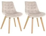 CLP Stuhl, Creme, Holz, 54x84x63 cm, Esszimmer, St&uuml;hle, Esszimmerst&uuml;hle,