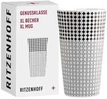Ritzenhoff Kaffeebecher, Schwarz, Wei&szlig;, Keramik, Kaffee & Tee, Tassen, Kaffeebecher