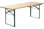 Gardenson Garten-Bartisch Veba, Gr&uuml;n, Fichte, Holz, Metall, Fichte, Kiefer,