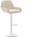 CLP Barhocker, Creme, Metall, 51x89x52 cm, Esszimmer, Barm&ouml;bel, Barhocker