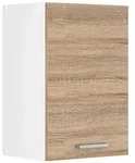 Vicco H&auml;ngeschrank, Sonoma Eiche, Wei&szlig;, Holzwerkstoff, 1 F&auml;cher, Rechteckig,