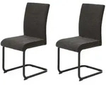 Hela Vertriebs GmbH Schwingstuhl, Braun, Metall, 43x92x52 cm, Esszimmer,...