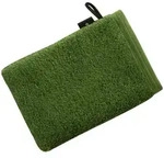 Vossen Waschlappen Vegan Life, Gr&uuml;n, Textil, Uni, 22x16 cm, Made in Austria,