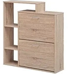 Mid.you Schuhkipper, Sonoma Eiche, Holzwerkstoff, 85x93x24 cm, Garderobe,