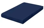 Schlafgut Spannbetttuch Frottex, Dunkelblau, Textil, 100x200 cm, Gr&uuml;ner Punkt,