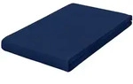 Schlafgut Spannbetttuch Frottex, Dunkelblau, Textil, 160x200 cm, Gr&uuml;ner Punkt,