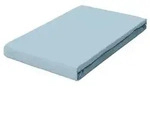 Schlafgut Spannbetttuch Frottex, Hellblau, Textil, 100x200 cm, Gr&uuml;ner Punkt,