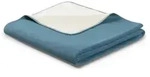 Biederlack Wohndecke, Blau, Textil, Rechteckig, 150x200 cm, Wohntextilien, Decken