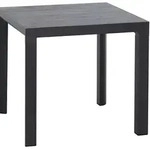 Siena Garden Gartentisch, Anthrazit, Schiefer, Metall, quadratisch, 80x74x80 cm,