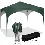 Woltu Pavillon, Gr&uuml;n, Metall, 300x260x300 cm, Sonnen- & Sichtschutz, Pavillons &