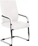 CLP Schwingstuhl, Wei&szlig;, Metall, 55x105x60 cm, Esszimmer, St&uuml;hle, Esszimmerst&uuml;hle,