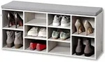 Kesper Schuhschrank, Grauwei&szlig;, Holzwerkstoff, 103.5x48x29.5 cm, Fsc, Garderobe,