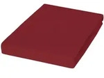Janine Spannbetttuch, Weinrot, Textil, 100x200 cm, b&uuml;gelfrei, formstabil und