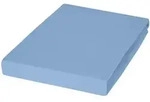 Janine Spannbetttuch, Blau, Textil, 100x200 cm, b&uuml;gelfrei, formstabil und...