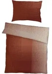 Kaeppel Bettw&auml;sche Master, Terracotta, Textil, Graphik, 200x200 cm, b&uuml;gelleicht,