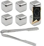 Intirilife Whiskey, Silber, Metall, 2.5x2.5x2.5 cm, Essen & Trinken, Barausstattung