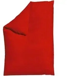 Schlafgut Bettdeckenbezug Woven Satin, Dunkelrot, Textil, Uni, 135-140x200 cm,
