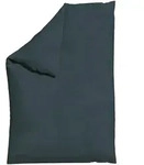 Schlafgut Bettdeckenbezug Woven Satin, Dunkelgrau, Textil, Uni, 135-140x200 cm,