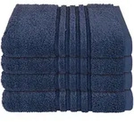 Schiesser Duschtuchset, Dunkelblau, Textil, 70x140 cm, Badtextilien, Duscht&uuml;cher