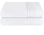 Schiesser Duschtuchset, Wei&szlig;, Textil, 70x140 cm, Badtextilien, Duscht&uuml;cher
