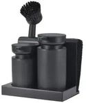 Zone Denmark Geschirrsp&uuml;lset, Schwarz, Metall, 12x26x18 cm, Kochen, K&uuml;chenhelfer,
