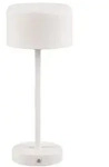 Led-Tischleuchte Jeff, Wei&szlig;, Metall, 30 cm, Lampen & Leuchten, Innenbeleuchtung,