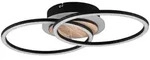 Led-Deckenleuchte Giro, Braun, Kunststoff, 28.x8.5x46.5 cm, Lampen & Leuchten,