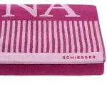 Schiesser Saunatuch, Violett, Textil, 75x200 cm, Freizeit, Wellness, Saunat&uuml;cher