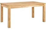 Valdera Esstisch, Eiche, Holz, Eiche, massiv, rechteckig, eckig, S&auml;ule,