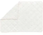 Yatas Bettdecke, Wei&szlig;, Textil, Blume, F&uuml;llung: Baumwollf&uuml;llung, 200x200x4 cm,