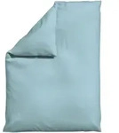 Schlafgut Bettdeckenbezug Woven Satin, Hellblau, Textil, Uni, 155x220 cm,...