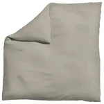 Schlafgut Bettdeckenbezug Woven Satin, Taupe, Textil, Uni, 200x200 cm, Textiles