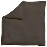 Schlafgut Bettdeckenbezug Woven Satin, Braun, Textil, Uni, 200x200 cm, Bsci,