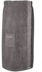 Schiesser Saunakilt, Dunkelgrau, Textil, 80x130 cm, Freizeit, Wellness, Saunat&uuml;cher