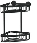 Tesa Duschablage Aluxx Black, Schwarz, Metall, eckig, 16.3x26x17 cm, Badaccessoires,