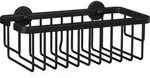 Tesa Duschablage Aluxx Chrome, Schwarz, Metall, eckig, 25x12.5x9.2 cm,