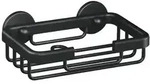 Tesa Seifenschale Aluxx Black, Schwarz, Metall, 13.5x4.6x9.5 cm, Wandbefestigung