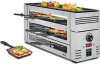 Spring RACLETTE-GRILL Schwarz 16x21.5x46 cm