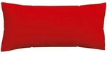 Schlafgut Kopfkissenbezug Easy Jersey, Dunkelrot, Textil, Uni, 40x80 cm, Gr&uuml;ner